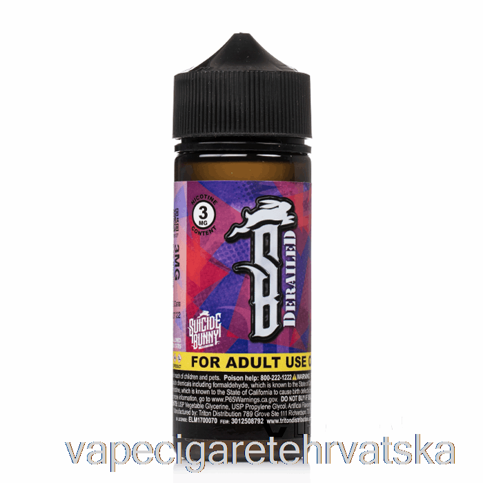 Vape Cigarete Derailed - Suicide Bunny - 120ml 3mg